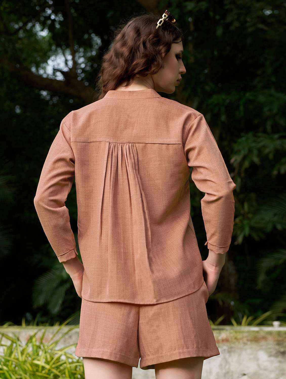 women embroidered long sleeves regular shirt - 22549550 -  Standard Image - 3