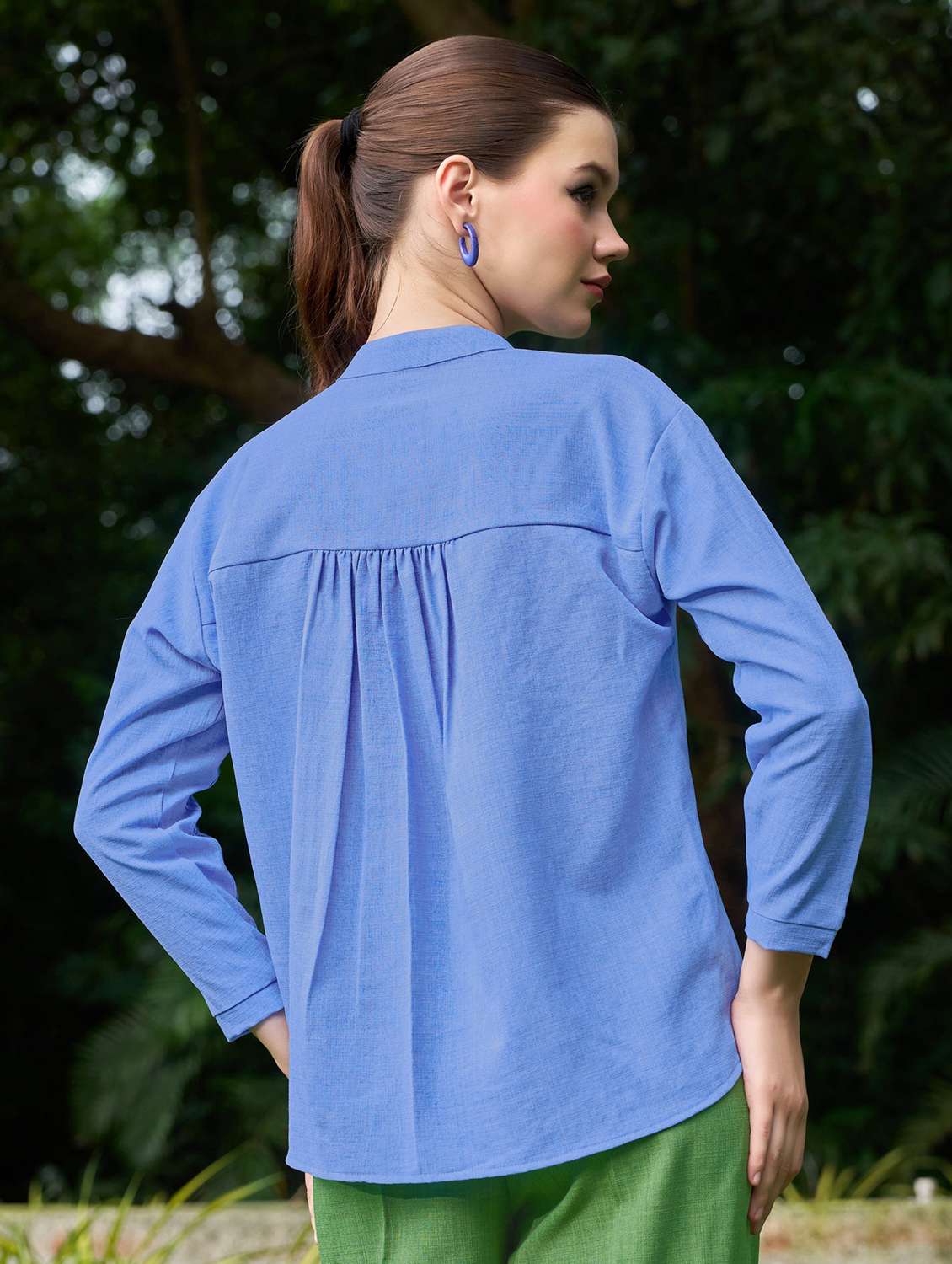 Women Embroidered Long Sleeves Regular Shirt - 22549552 -  Standard Image - 3