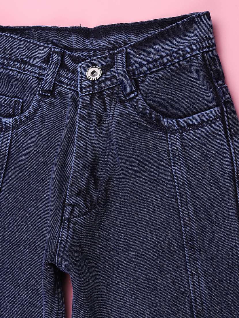 boys washed mid rise straight fit jeans - 22549571 -  Standard Image - 3