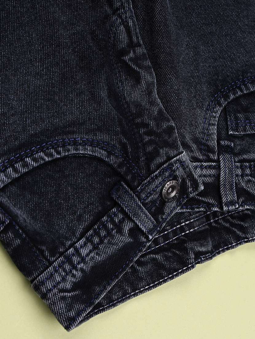 Boys Washed Mid Rise Straight Fit Jeans - 22549574 -  Standard Image - 3