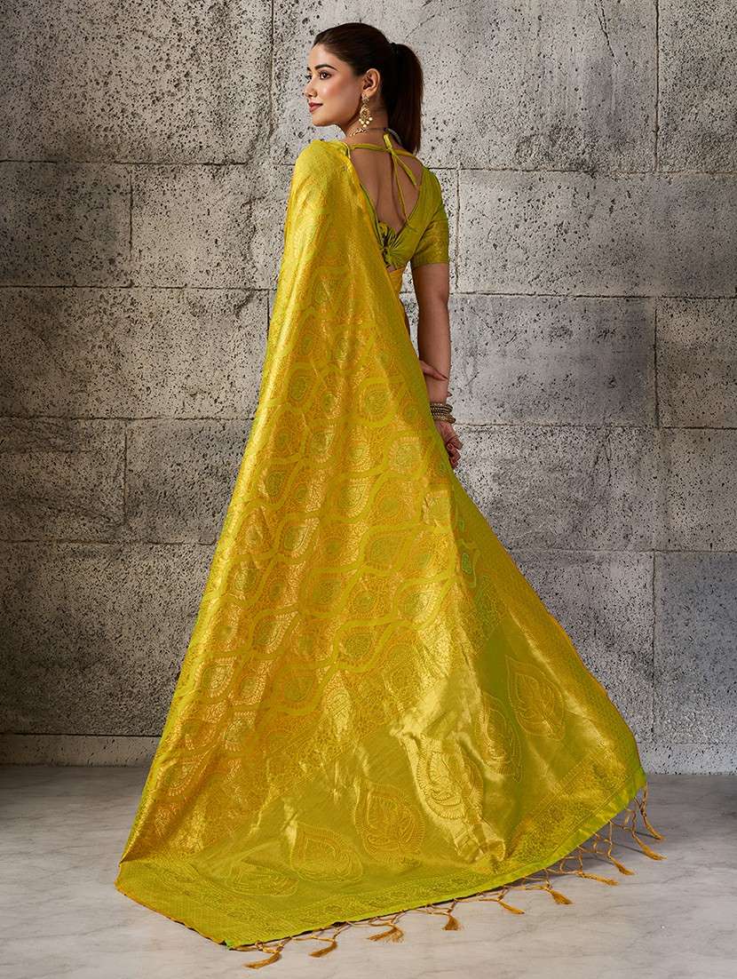 women self design kanjivaram saree with blouse - 22549725 -  Standard Image - 3