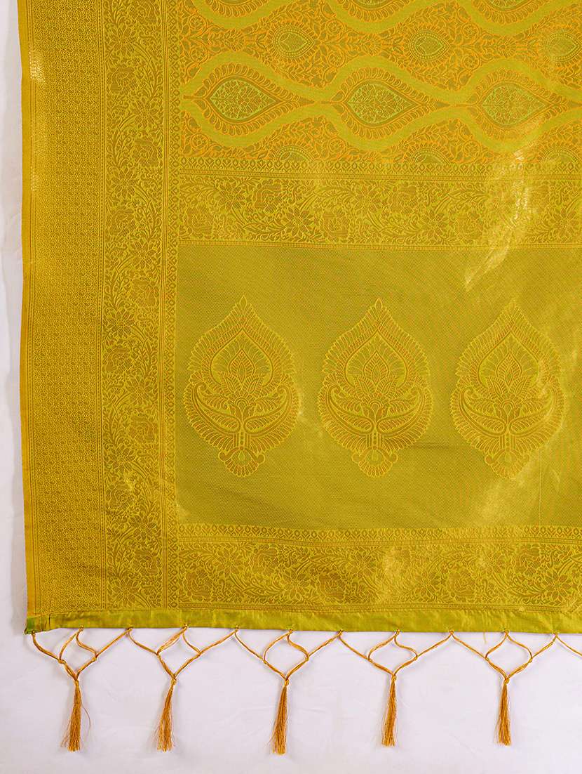 women self design kanjivaram saree with blouse - 22549725 -  Standard Image - 5