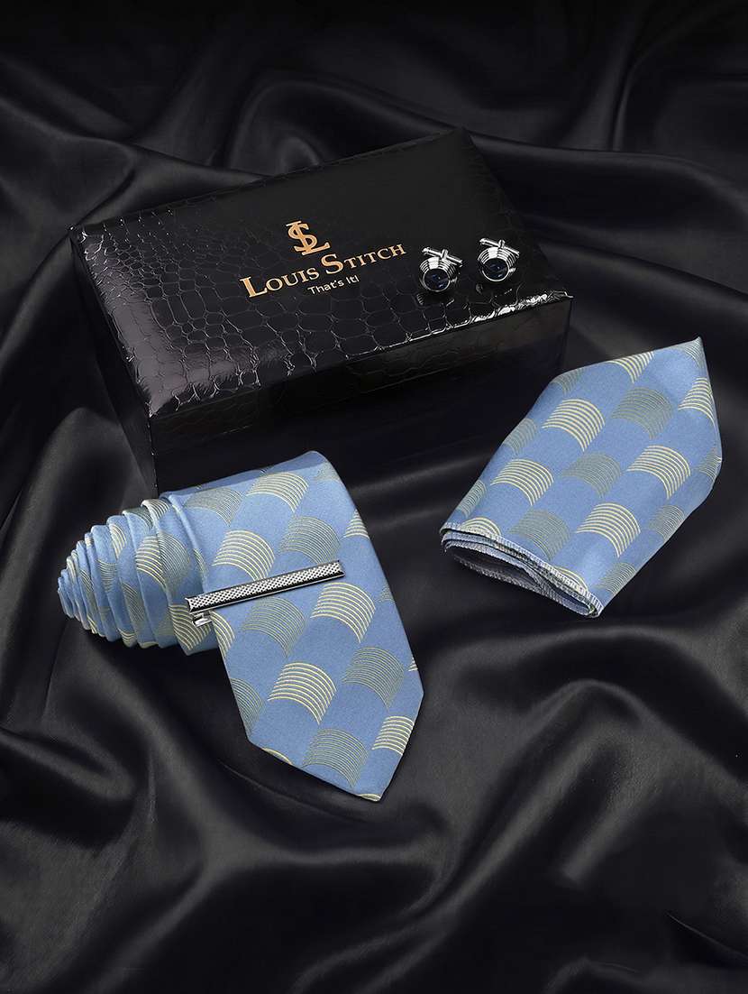 men necktie with cufflinks accessory gift set