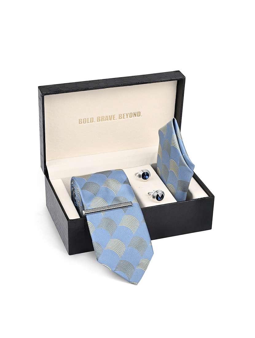 men necktie with cufflinks accessory gift set - 22550369 -  Standard Image - 5