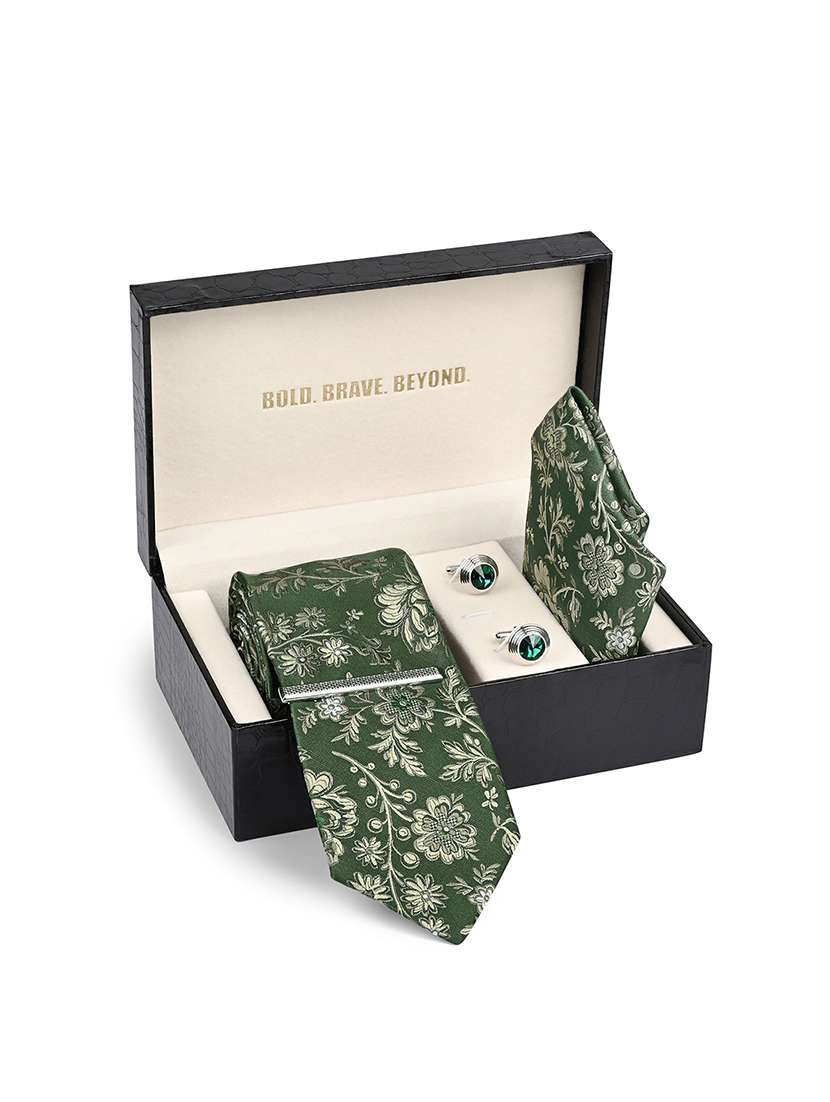 men necktie with cufflinks accessory gift set - 22550372 -  Standard Image - 5
