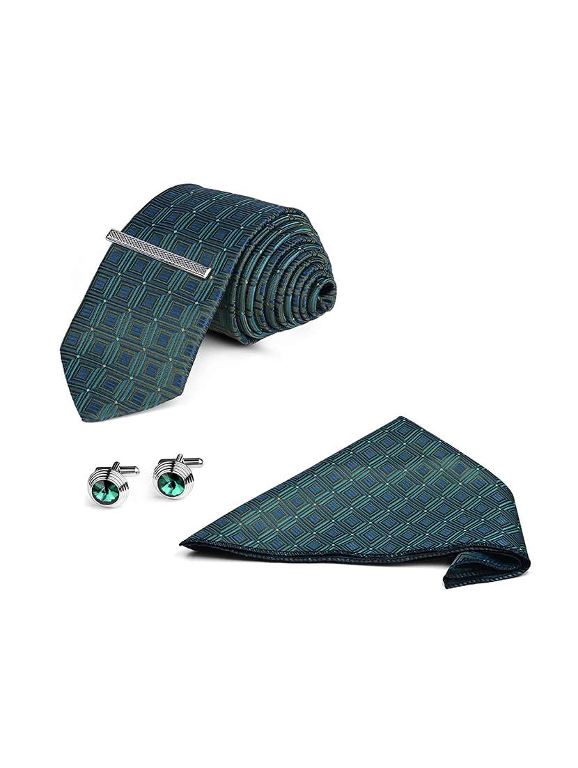 men necktie with cufflinks accessory gift set - 22550374 -  Standard Image - 3