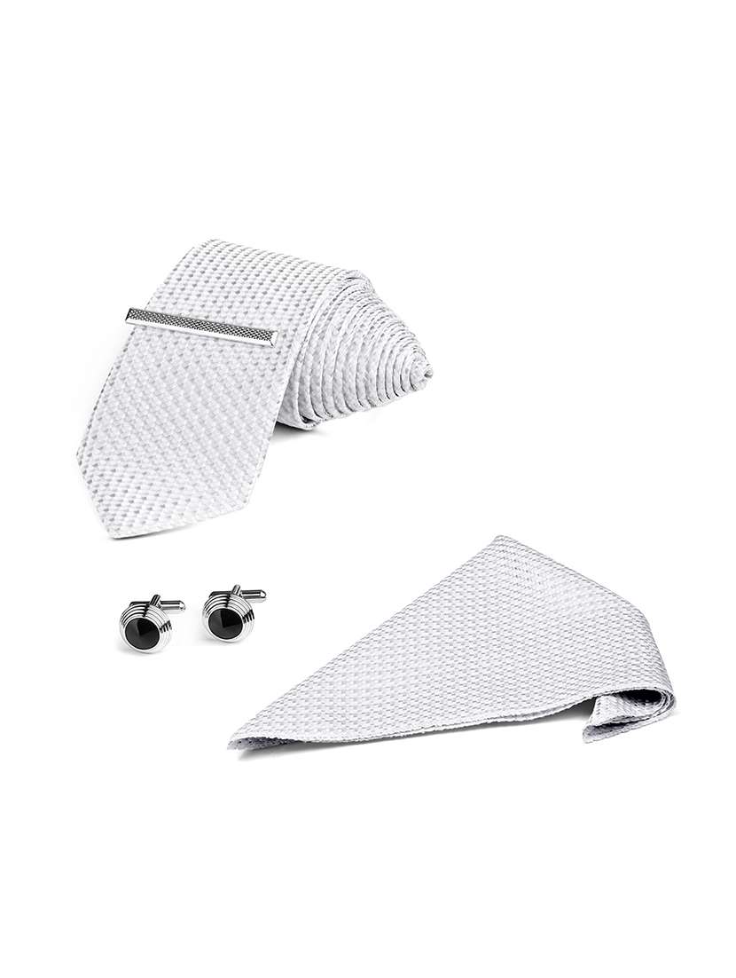 men necktie with cufflinks accessory gift set - 22550375 -  Standard Image - 3