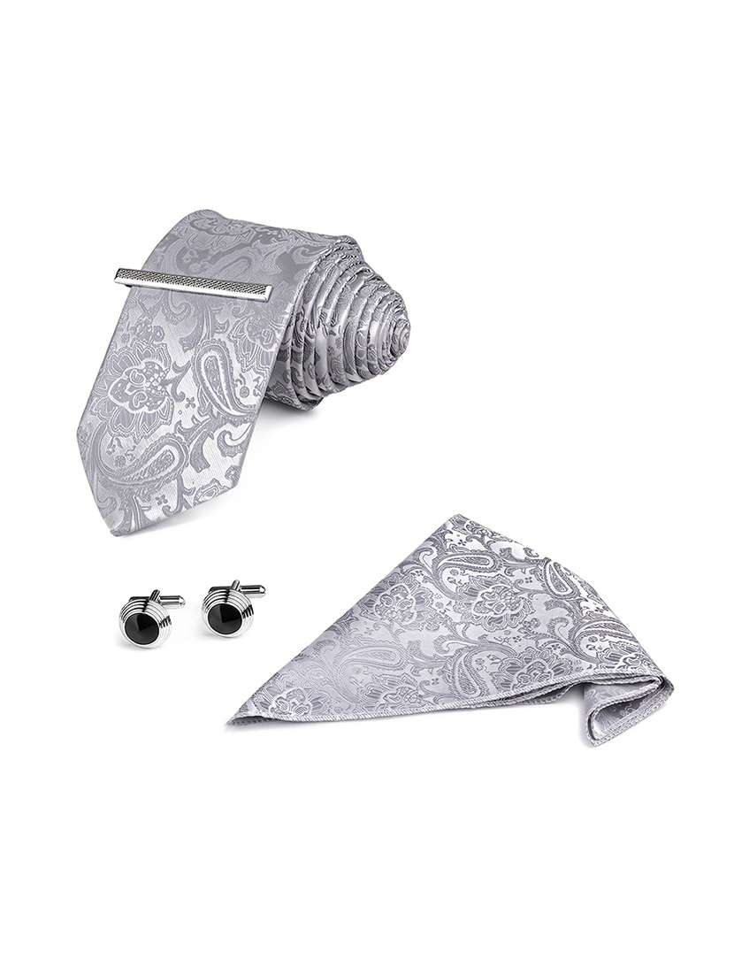 men necktie with cufflinks accessory gift set - 22550376 -  Standard Image - 3