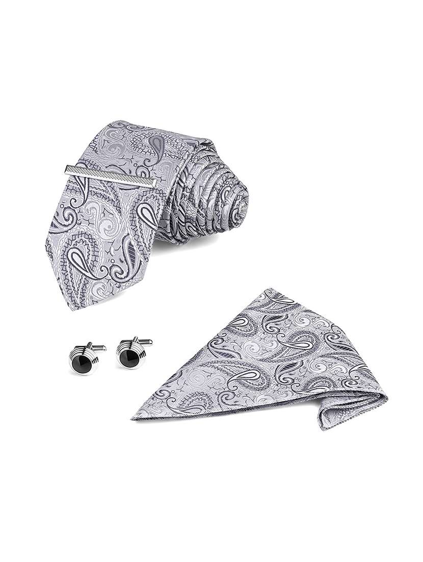 men necktie with cufflinks accessory gift set - 22550377 -  Standard Image - 3