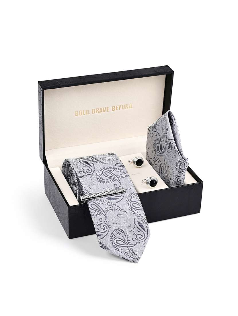 men necktie with cufflinks accessory gift set - 22550377 -  Standard Image - 5