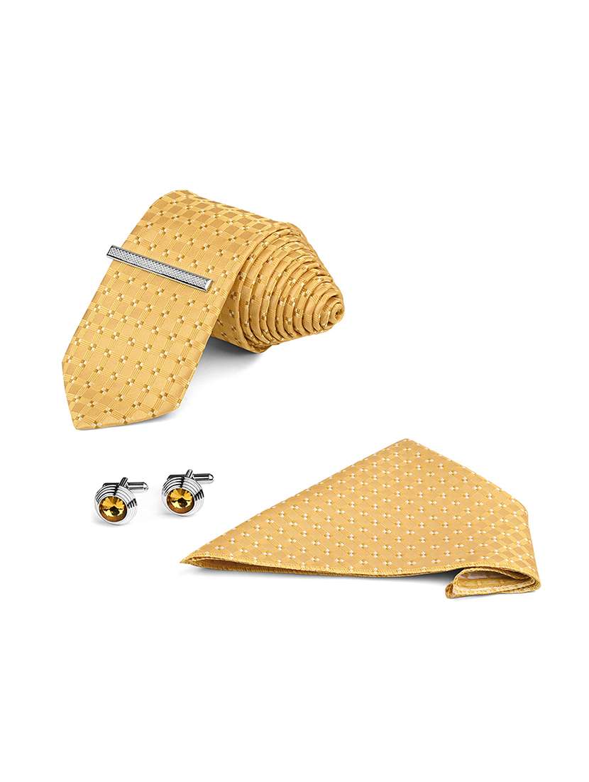 men necktie with cufflinks accessory gift set - 22550379 -  Standard Image - 3