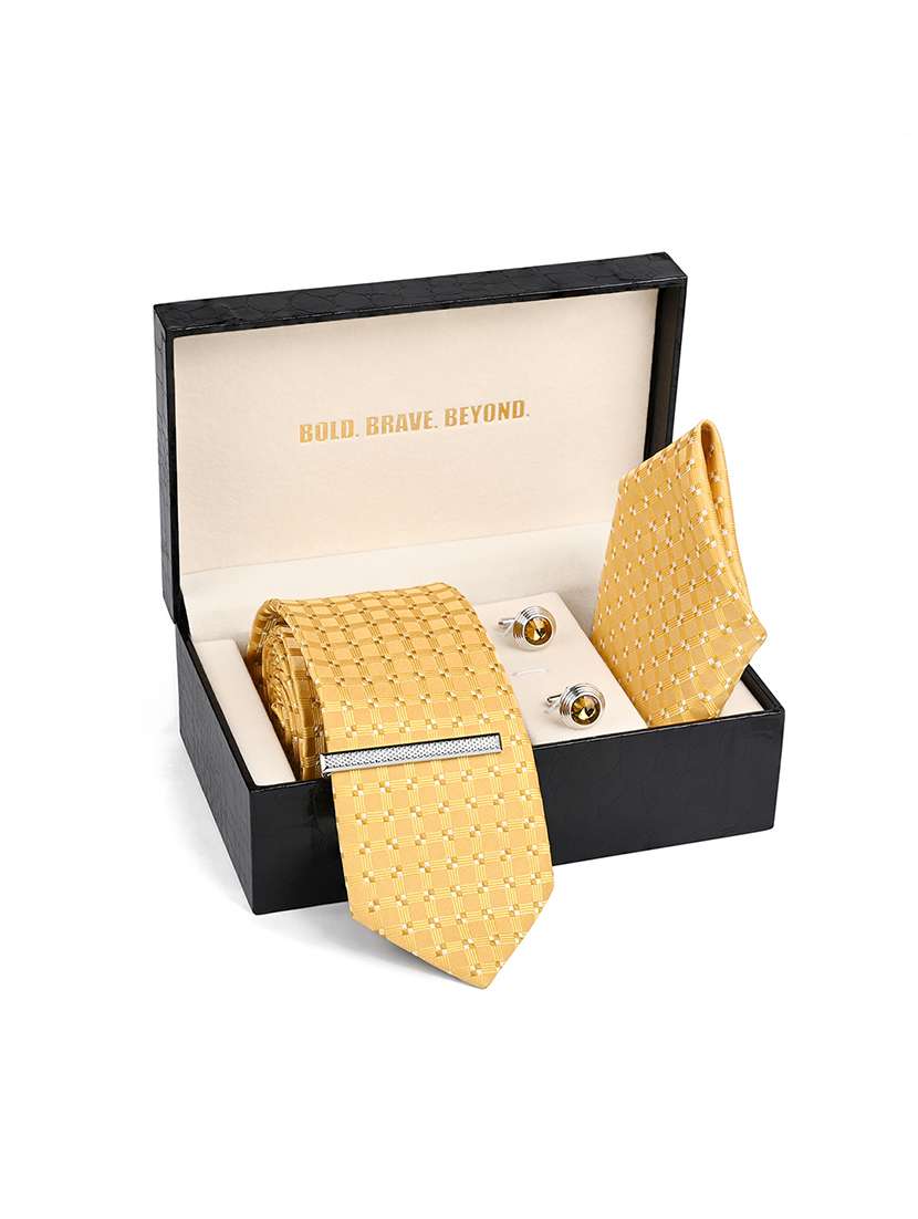men necktie with cufflinks accessory gift set - 22550379 -  Standard Image - 5