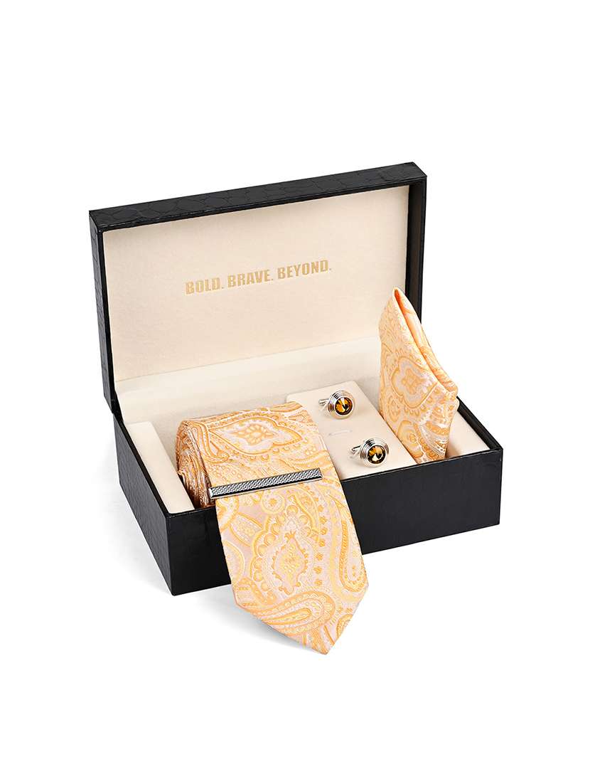 men necktie with cufflinks accessory gift set - 22550381 -  Standard Image - 5