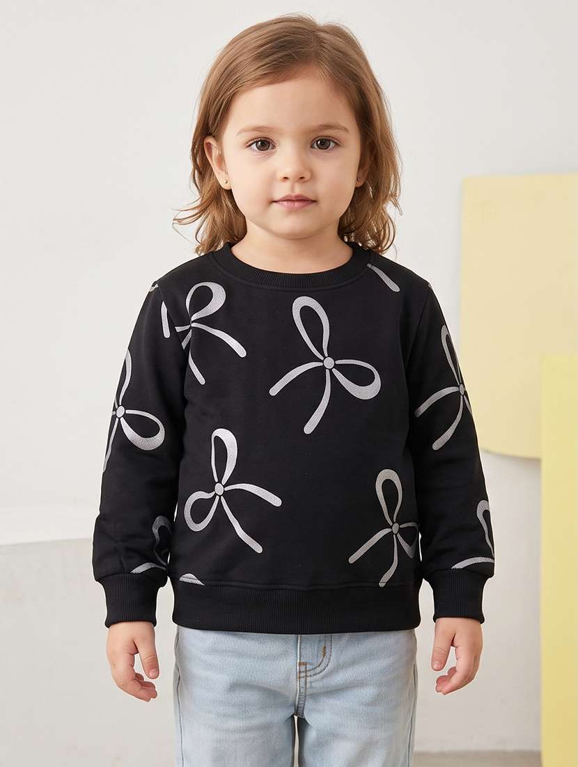 girls printed long sleeves sweatshirt