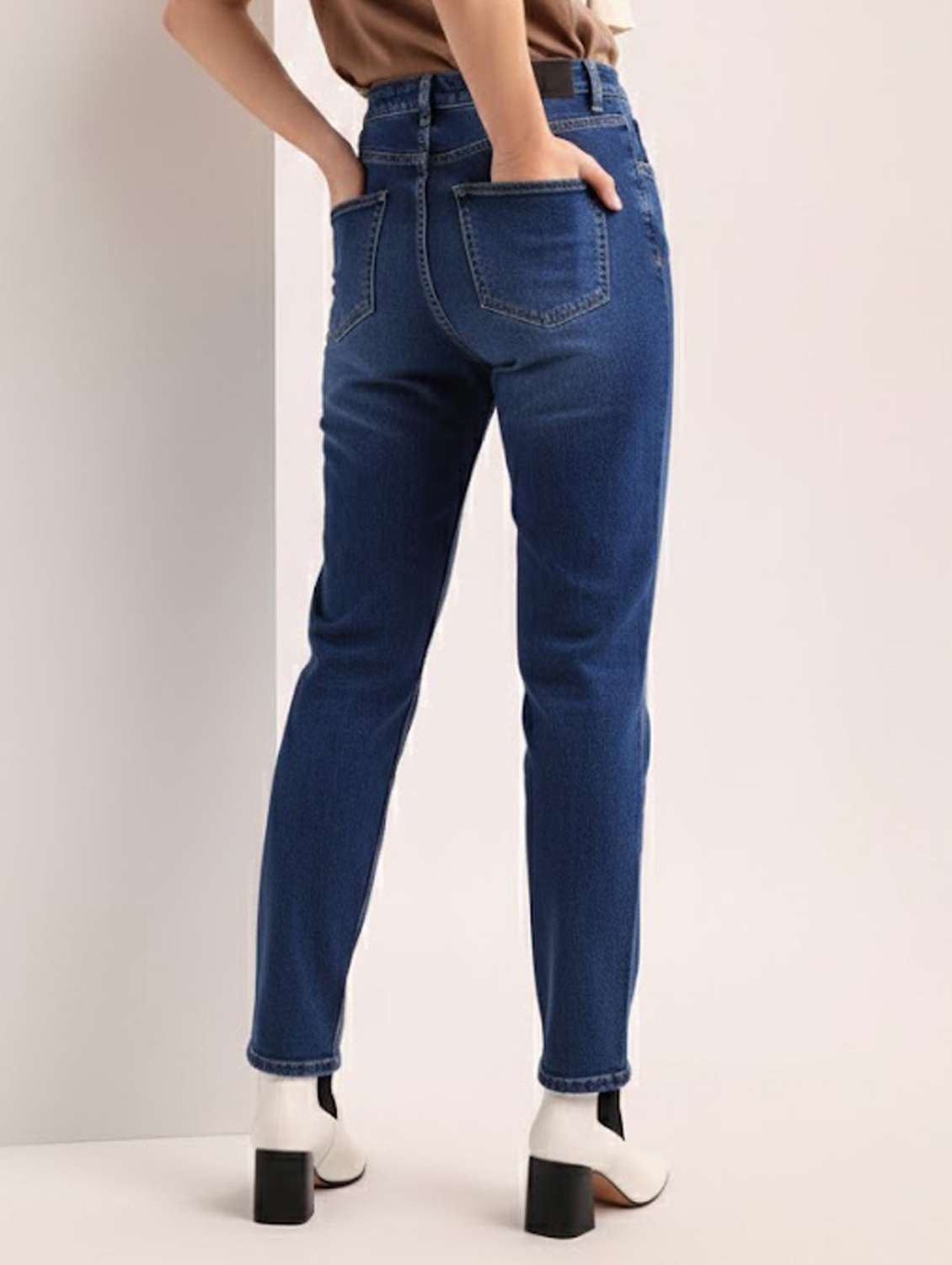 Women Washed High Rise Slim Fit Jeans - 22553055 -  Standard Image - 3
