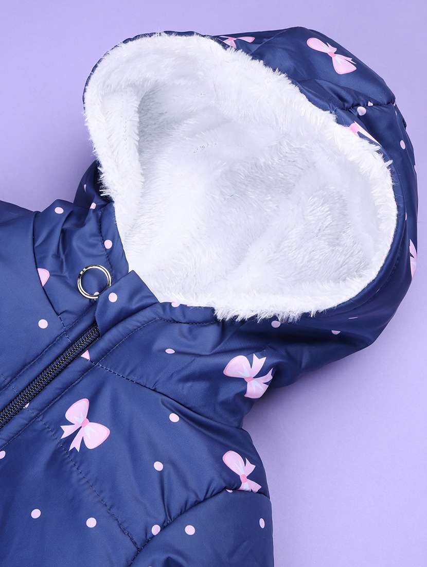 Boys Printed Long Sleeves Hooded Quilted Jacket - 22553077 -  Standard Image - 3