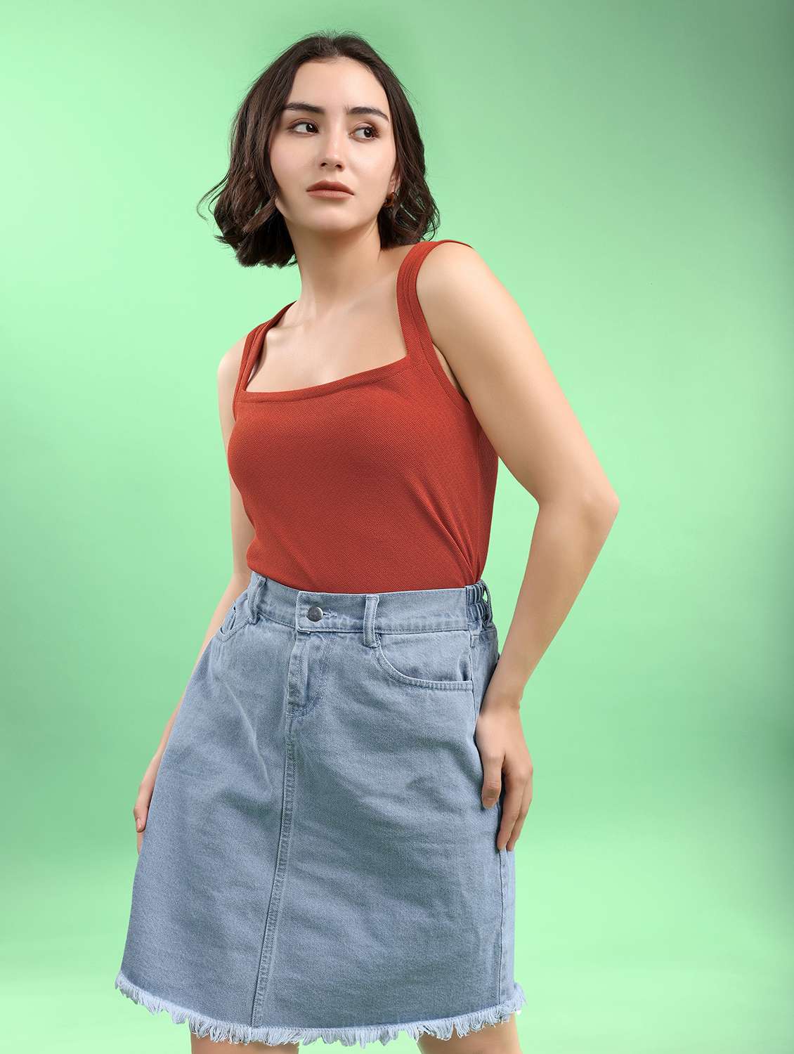 women solid sleeveless regular top - 22553592 -  Standard Image - 3