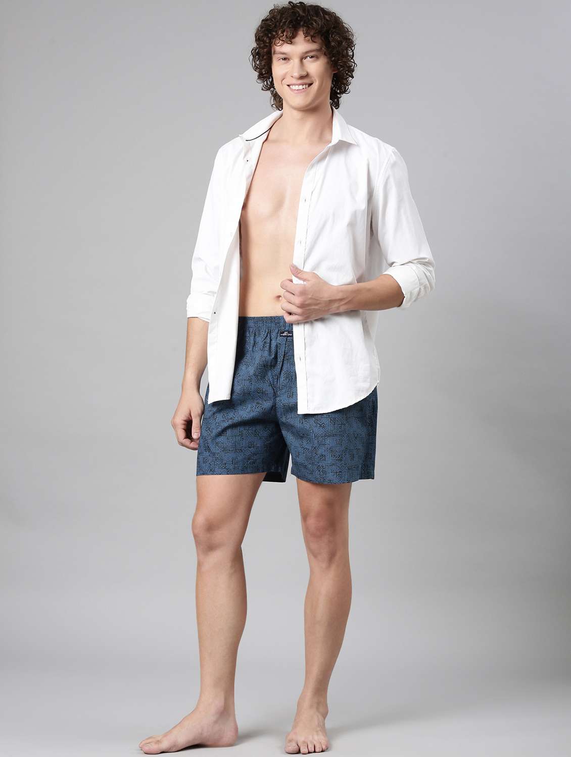 men pack of 2 mid rise loungewear boxer - 22554154 -  Standard Image - 5