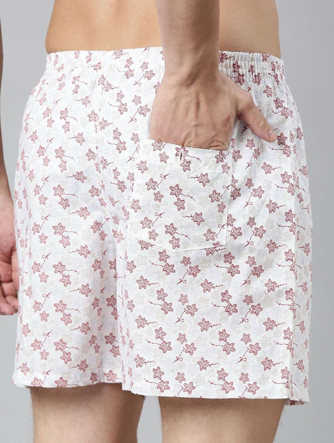 Men Pack Of 2 Mid Rise Loungewear Boxer - 22554156 -  Standard Image - 3