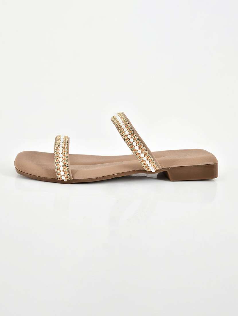 women embellished slip on flats - 22554637 -  Standard Image - 3