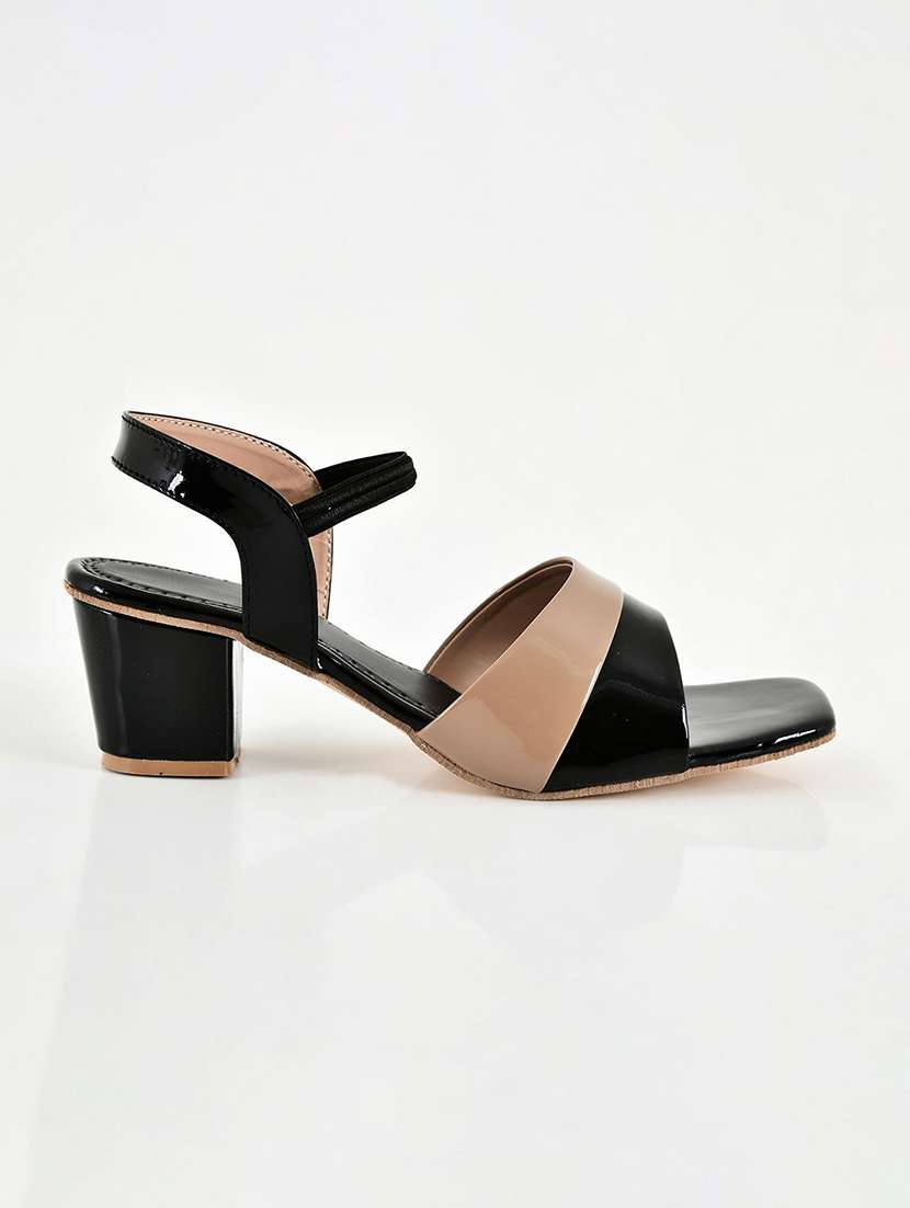 women colourblocked ankle strap sandal - 22554641 -  Standard Image - 3