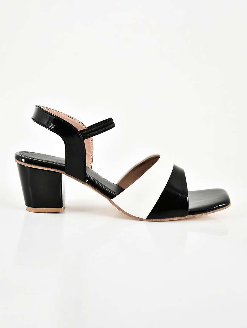 women colourblocked ankle strap sandal - 22554642 -  Standard Image - 3