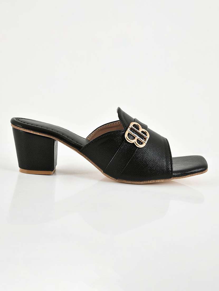women solid slip on sandal - 22554643 -  Standard Image - 3