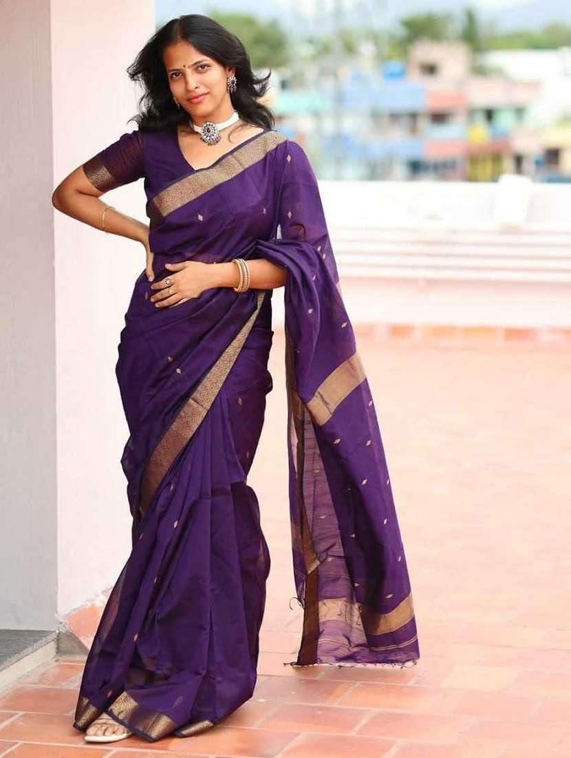 women self design bordered saree with blouse - 22554719 -  Standard Image - 3