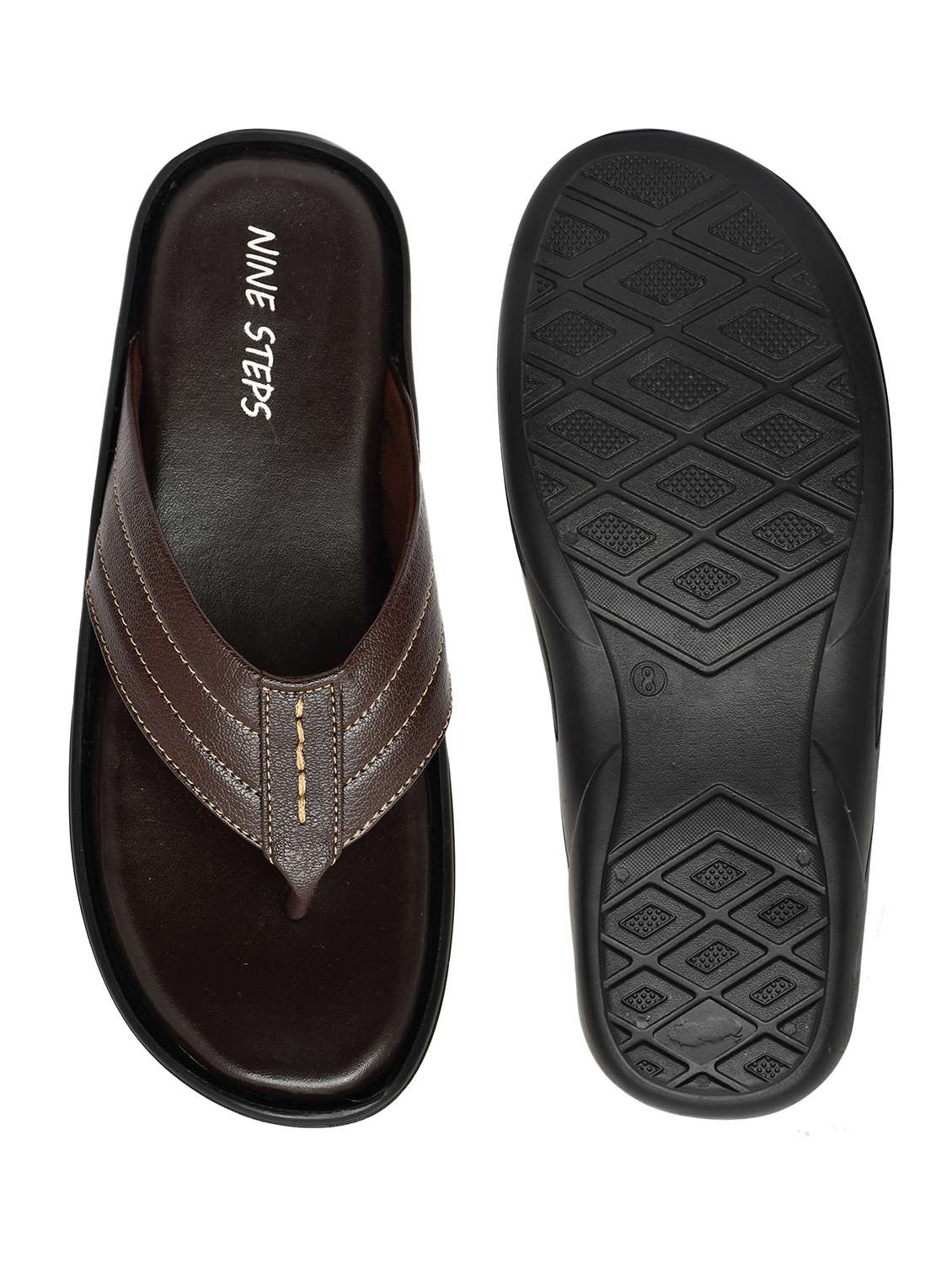 Men Solid Toe Seperator Sandal - 22554847 -  Standard Image - 5