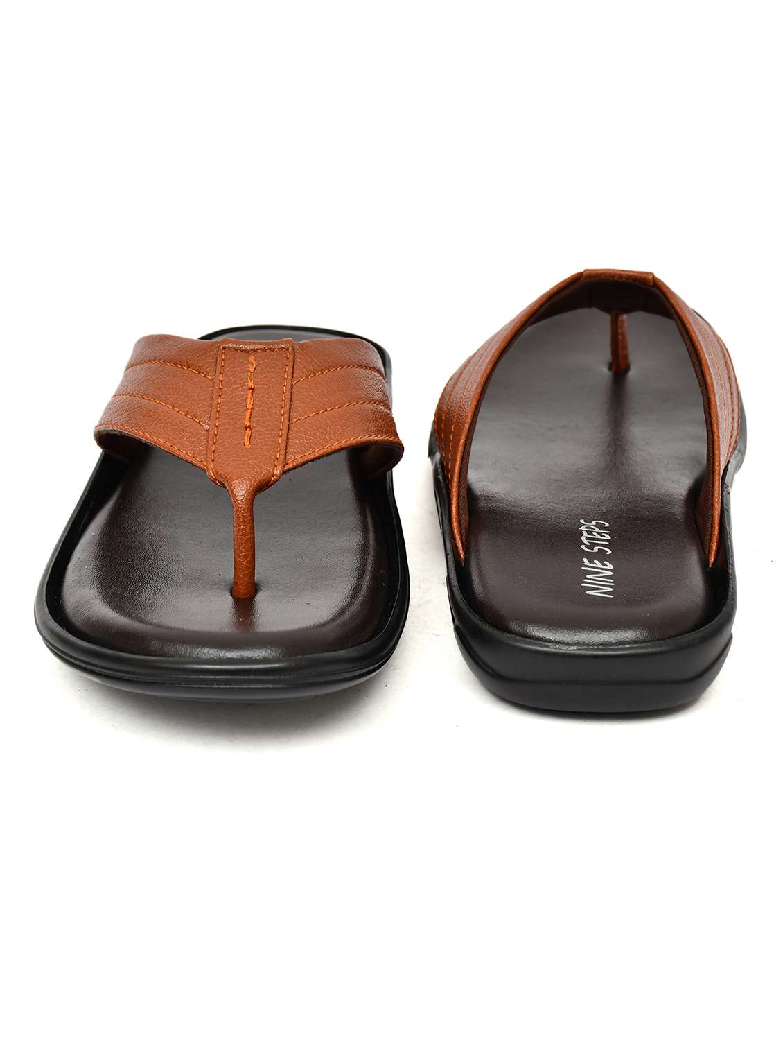 men solid toe seperator sandal - 22554848 -  Standard Image - 3