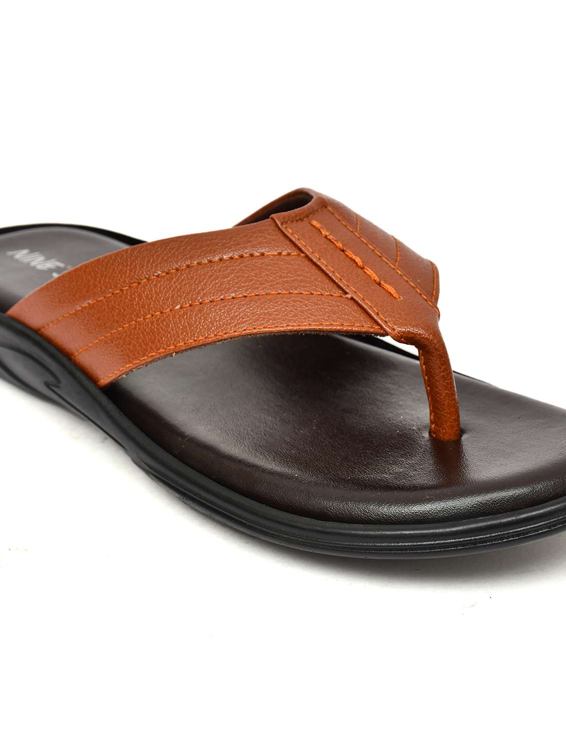 men solid toe seperator sandal - 22554848 -  Standard Image - 5