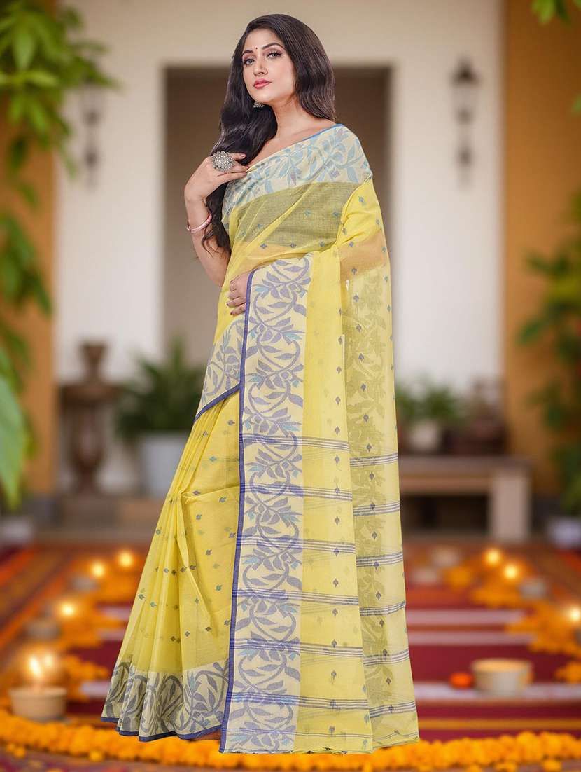 women self design handloom saree - 22554981 -  Standard Image - 5