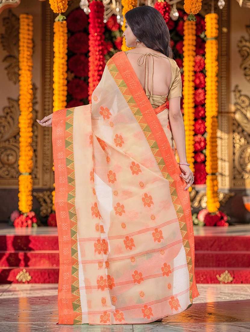 women self design handloom saree - 22554984 -  Standard Image - 3