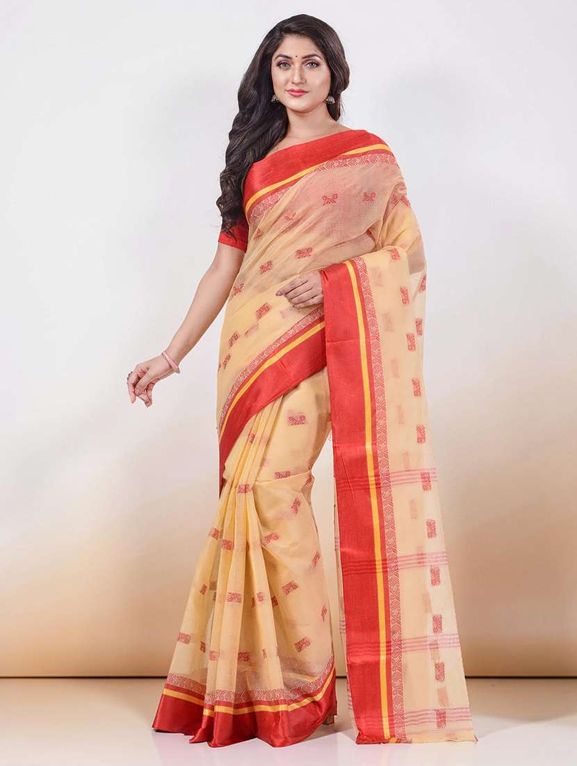 women self design handloom saree