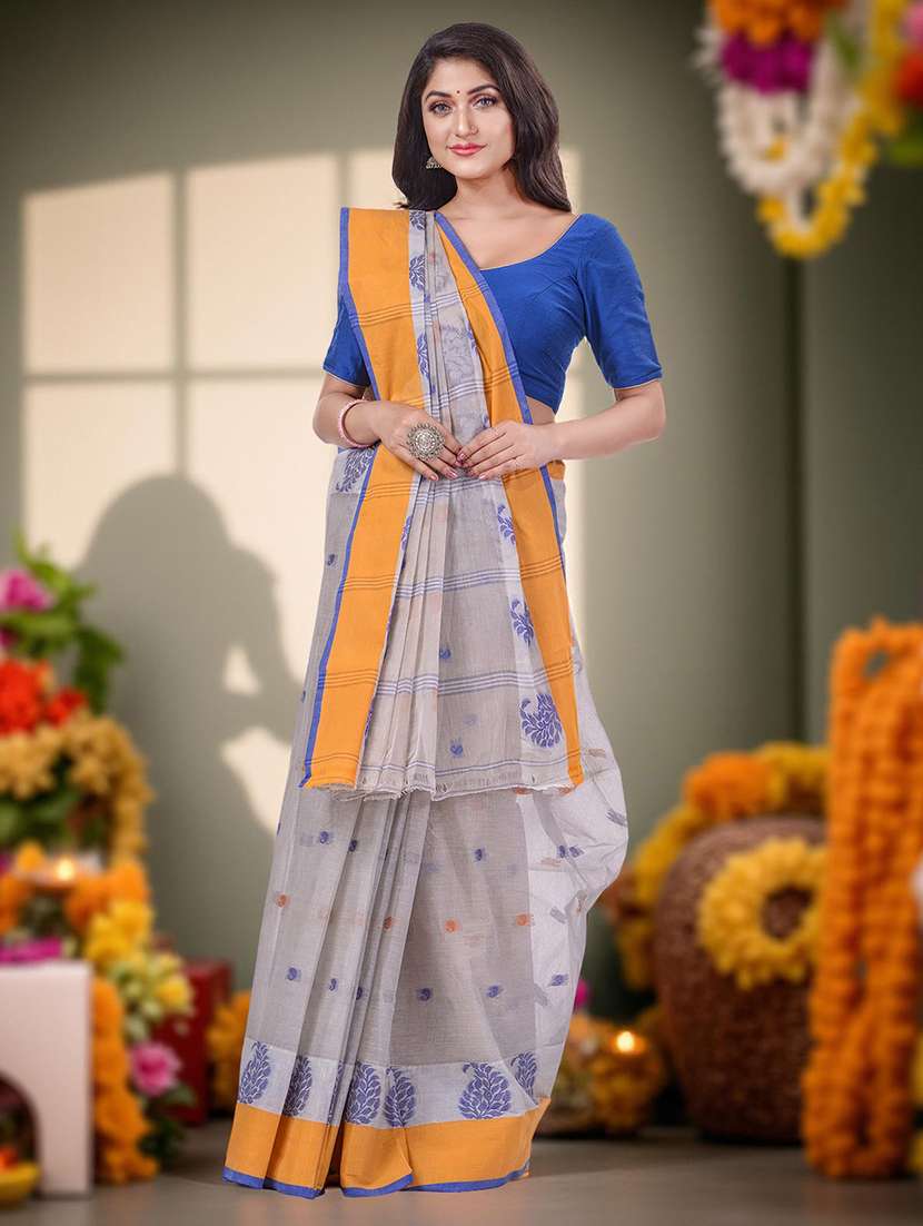women self design handloom saree - 22554994 -  Standard Image - 3