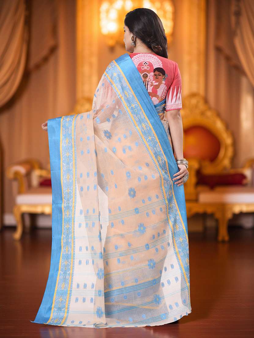 women self design handloom saree - 22554996 -  Standard Image - 3
