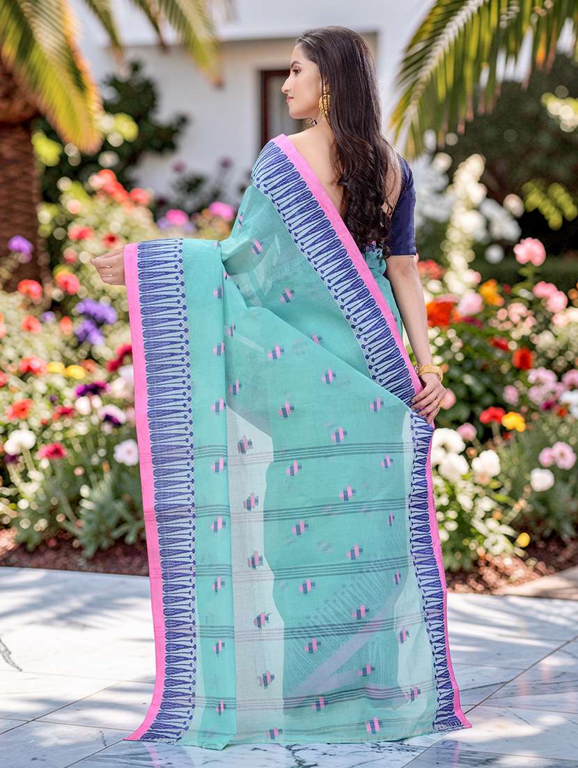 women self design handloom saree - 22555000 -  Standard Image - 3