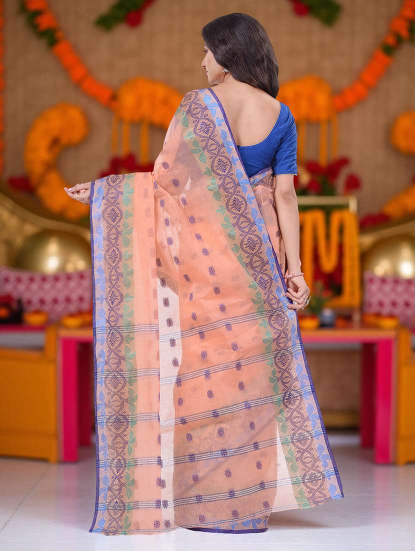 women self design handloom saree - 22555003 -  Standard Image - 3
