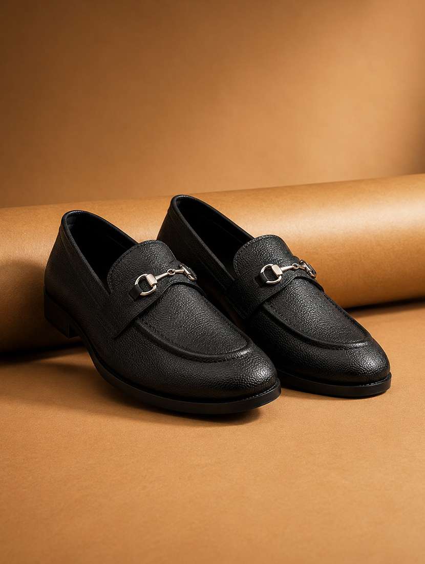 men black slip on loafer