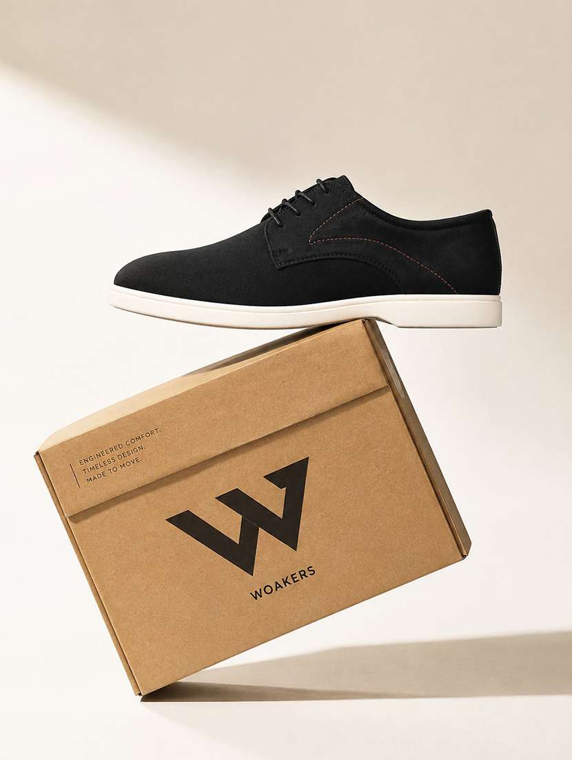 Men Black Lace Up Sneaker - 22555057 -  Standard Image - 3