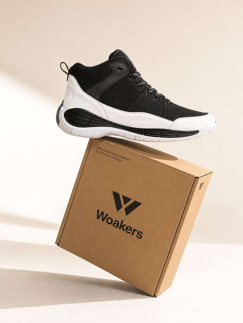 Men Black Lace Up Sneaker - 22555058 -  Standard Image - 3