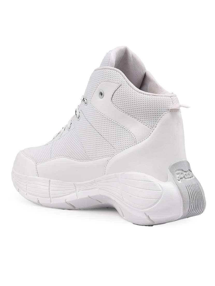 men white lace up sneaker - 22555059 -  Standard Image - 3