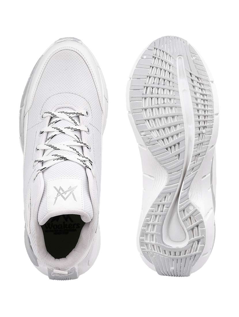 men white lace up sneaker - 22555059 -  Standard Image - 5