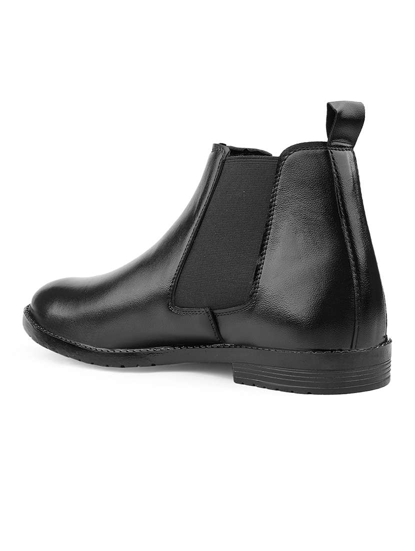 men black slip on chelsea boot - 22555062 -  Standard Image - 3