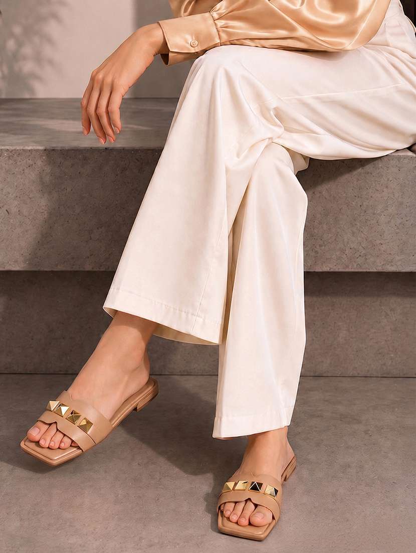women embellished slip on flats - 22555641 -  Standard Image - 3