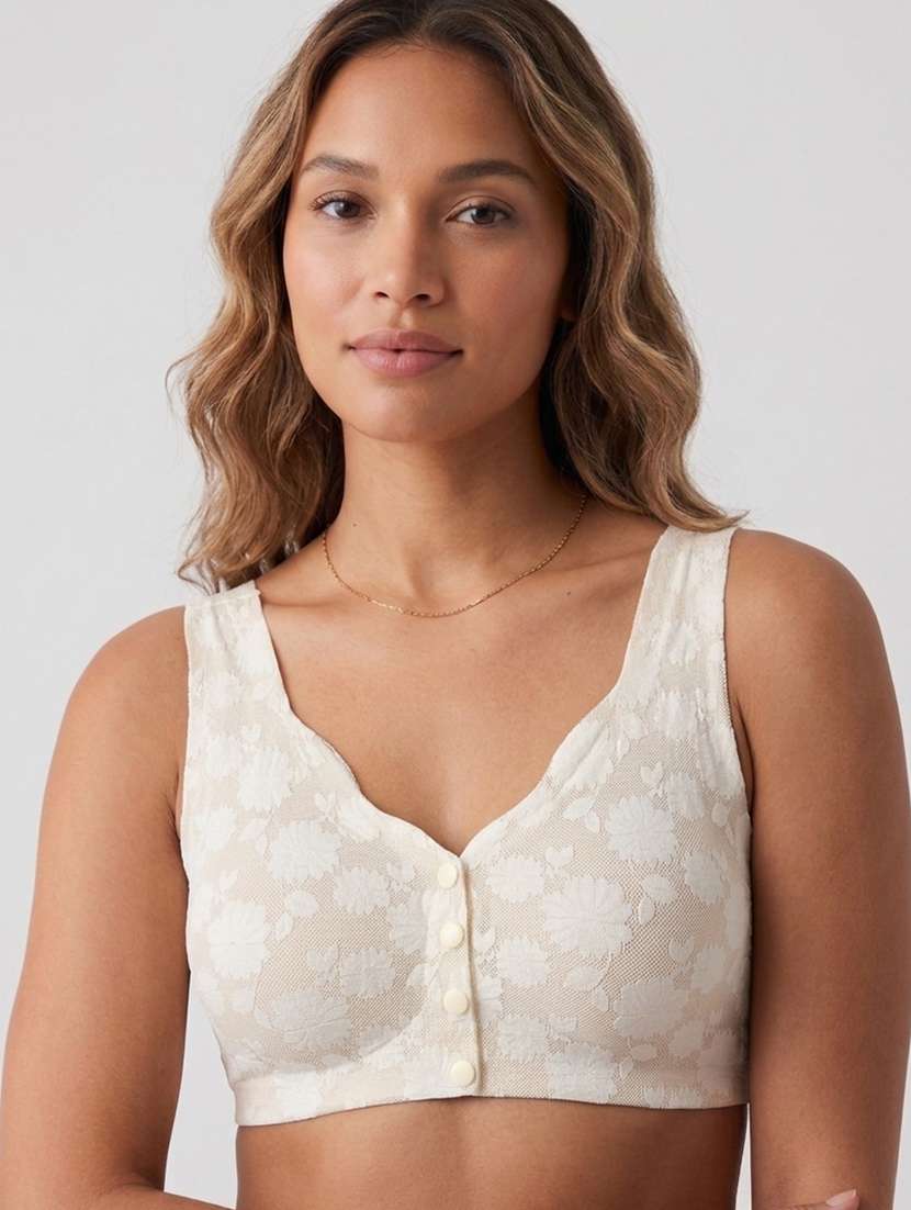 women self design regular nursing bra