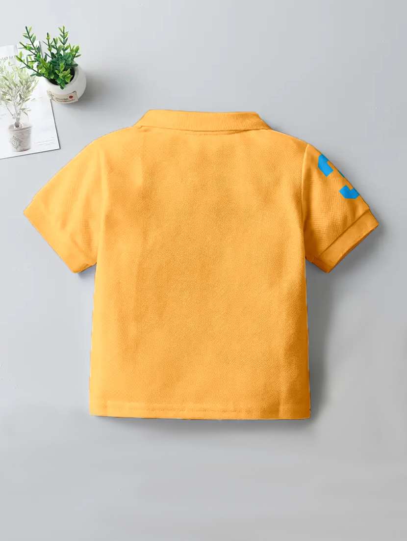 boys pack of 3 printed short sleeves polo t-shirt - 22555800 -  Standard Image - 3
