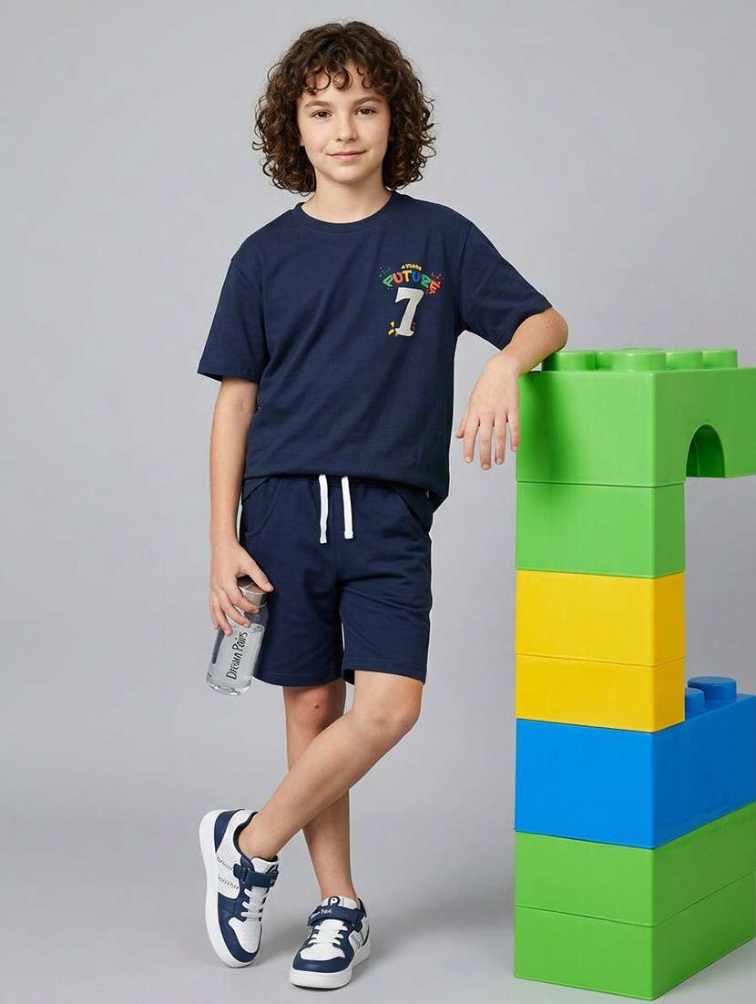boys printed short sleeves regular fit t-shirt - 22555857 -  Standard Image - 3