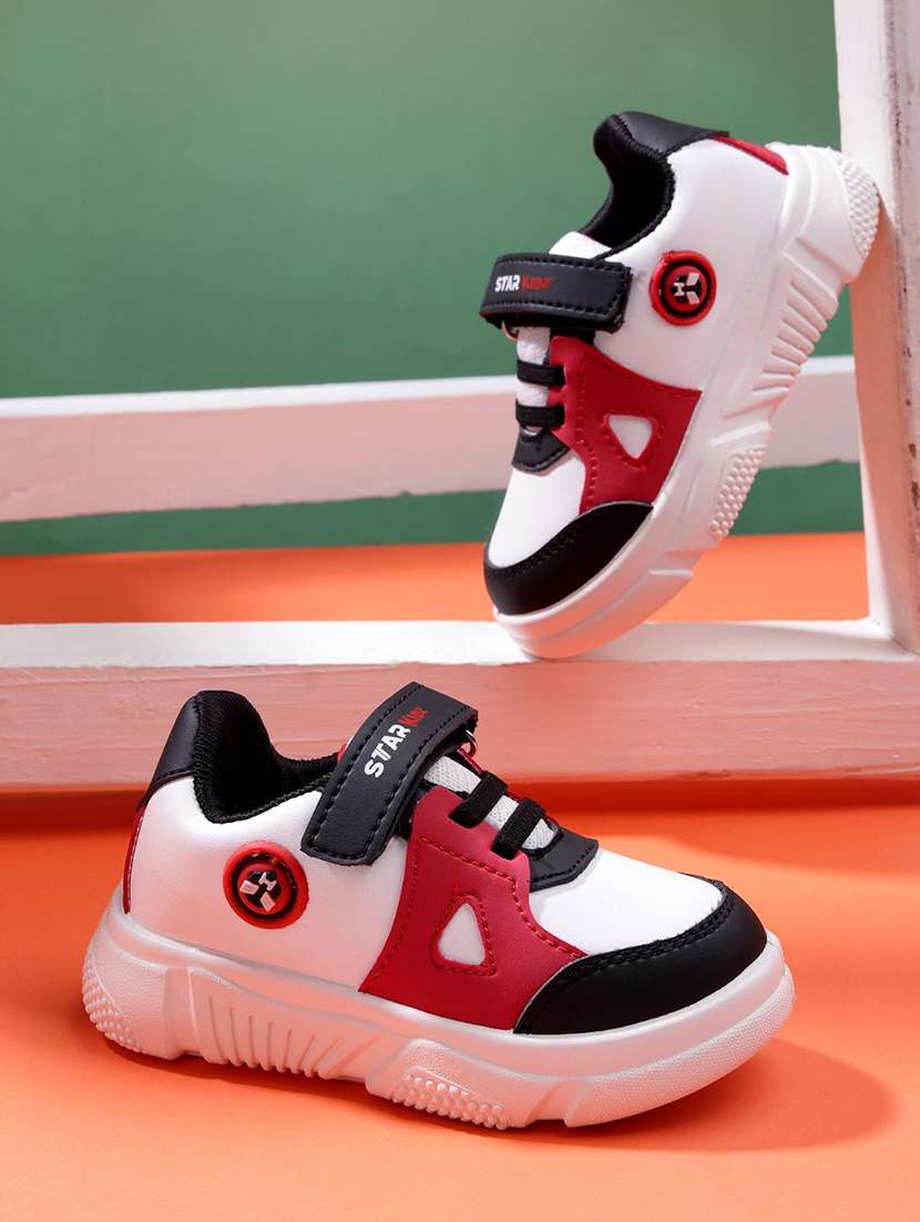 boys colourblocked slip on sneakers