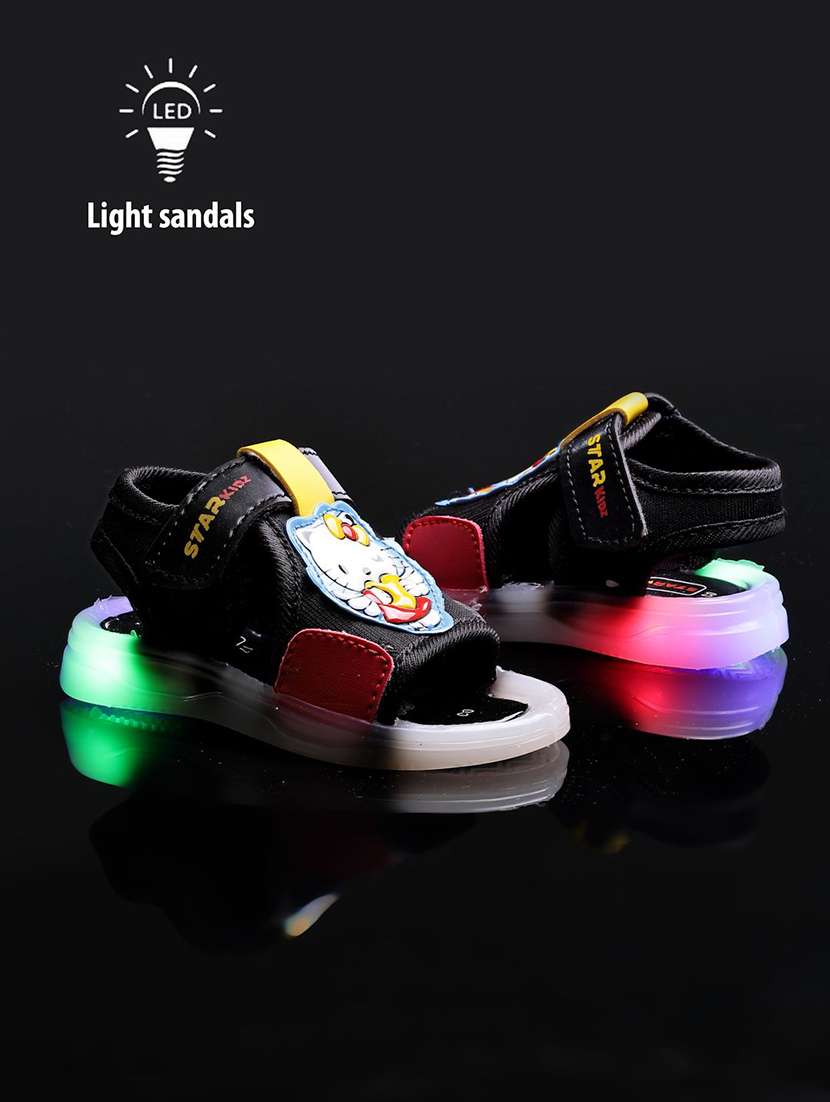 kids printed ankle strap floaters